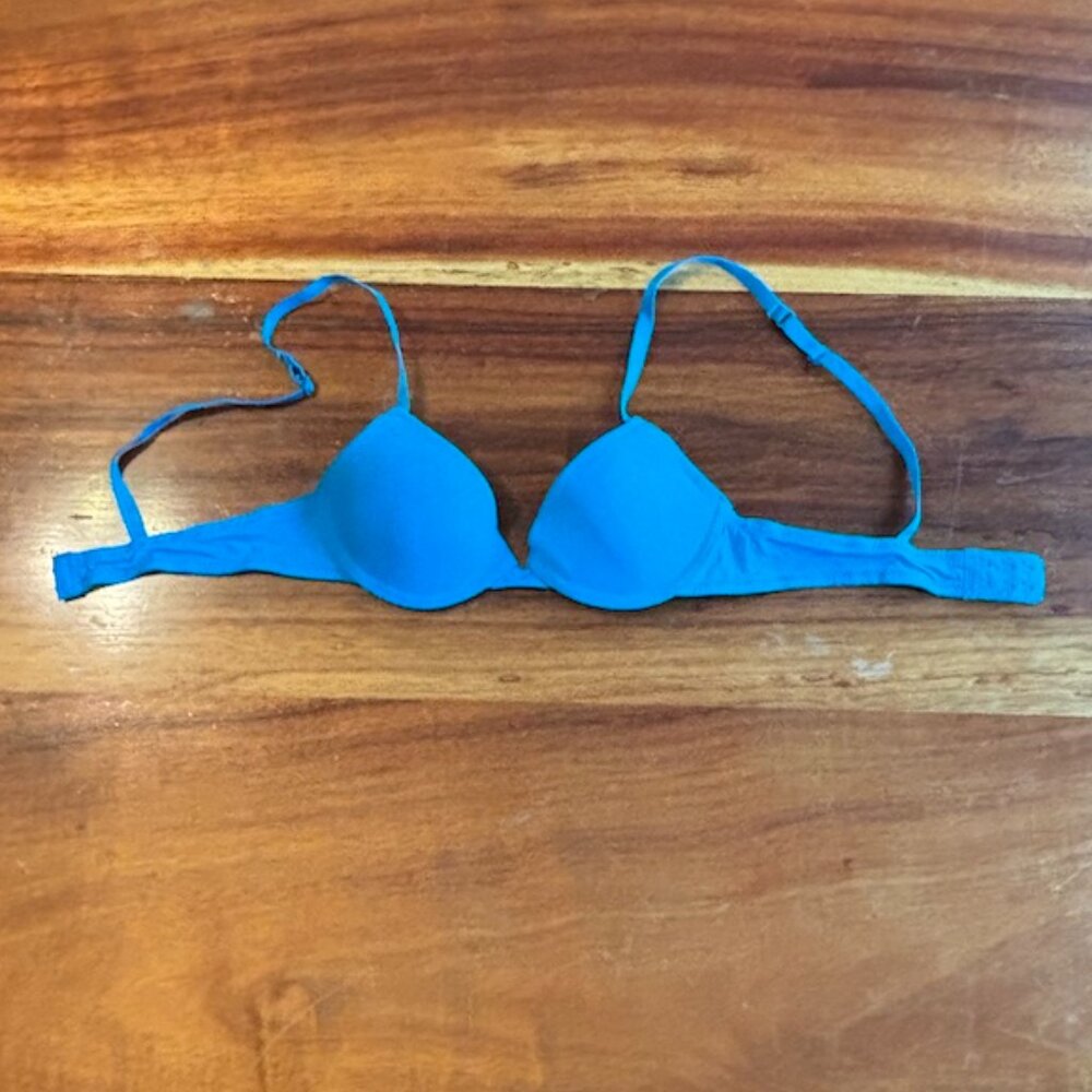 Sky Blue Padded Bra - Small
